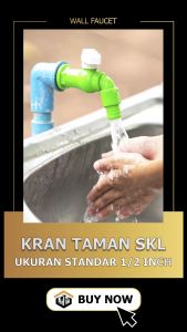 Kran air tembok pvc ENGKOL TAMAN HPP SKL air super deras kuat bagus murah