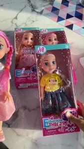 ตุ๊กตาเด็กผู้หญิง สูง28ซม. ตุ๊กตาเจ้าหญิง ตุ๊กตาของเล่น มีเสียง มีไฟที่ผมและหน้าอก ของเล่นเด็ก  มี4แบบให้เลือก