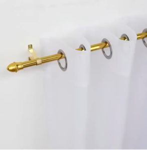 H.CHENG HOME Heavy-Duty Metal Curtain Rod – Rust-Resistant Adjustable Length Fits All Curtain Types Easy Installation & Free Shipping – Shop Now for Exclusive Discounts!(CHEAP ROD)