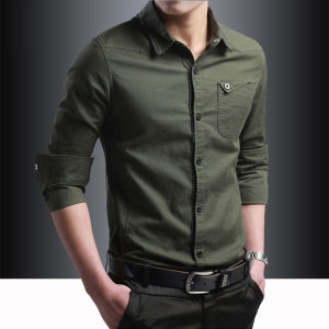 CHAFEI | Cotton Long Sleeve Shirt for Spring and Autumn Business Casual Wear