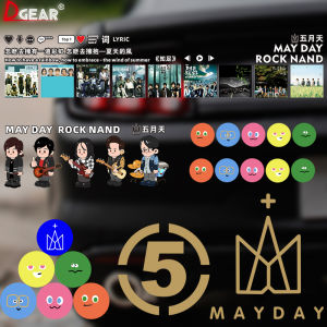 Mayday Car Stickers Creative Window Glass Decals for Cars Motorcycles Electric Vehicles Auto Interior Decorations