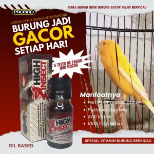 VITAMIN PENGACOR KENARI HIGH INSECT TETESKAN KE MAKANAN BURUNG BIJIAN
