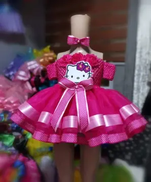 Hello kitty birthday dress for 1 year old hotsell