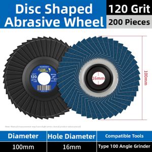 BIGWHITESHARK | Grinding Polishing Flexible Flap Disc 320 Grit