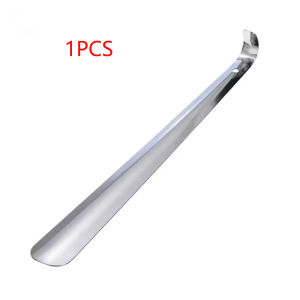 1/2pcs 42cm Extra Long Shoe Horn Stainless Steel Silver Metal Shoes Remover Shoehorn Lifter Aid Slip Shoe Pull Tool Shoespooner