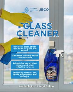 Sher Glass Cleaner 1L: Effective & Non-Toxic Glass Cleaning Solution