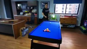 142cm Pool Table Snooker Table Meja Pool Meja Snooker Adjustable Foldable Game Billiards Arcade Room Sports