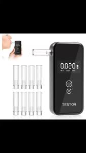 Máy Đo Nồng Độ Cồn Nâng Cấp Mẫu 2025 Với 8 Đầu Đo Di Động Nhanh Chóng Chính Xác Kèm Pin Dụng Cụ An Toàn Giao Thông Xã Hội