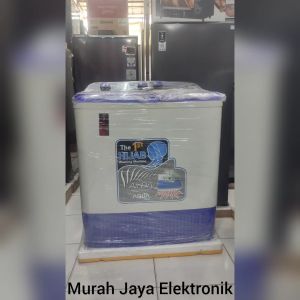 MESIN CUCI AQUA 2 TABUNG 8 KG SANYO JAPAN QW 850 GARANSI RESMI
