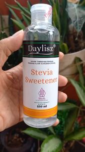 Stevia Sweetener Daylisz - Gula Cair Alami - Gula Stevia  250 Ml