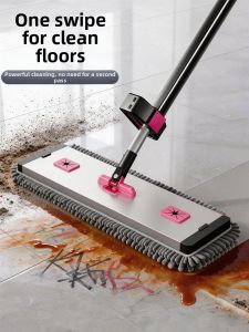 MEIZHUFU | Snow Chenille Aluminum Dry and Wet Dual-use Mop