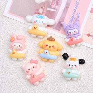 10pcs Resin clay 3D sanrio toy story premium import diy craft deco hias aksesoris jepit rambut case hp