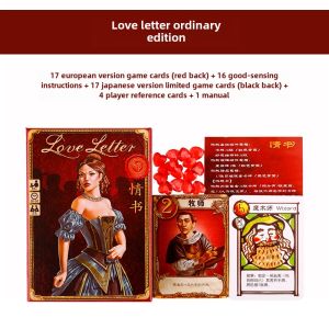Love Letter Board Game with Japanese Version Extended Chinese Version Adult Love Casual Party Desktop Game Card