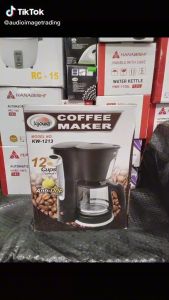 Kyowa Coffee Maker KW-1213 | 12 Cups 1.5L Coffee Maker w/ Anti-Drip Function KW1213