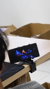 Holder Mobil Jepit HD-35 360 3in1 / Penyangga HP GPS HD35 / Universal Dudukan Car Holder Handphone di Dashboard Visor Spion Meja - HOMIA