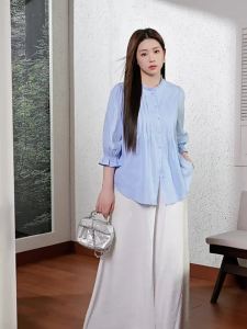 Large Size Slimming Office Chic Shirt and Pants Set