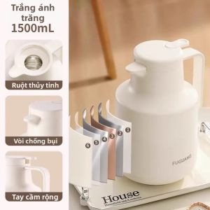 Fuguang | Bình Giữ Nhiệt Chân Không Dung Tích Lớn Lớp Lót Thủy Tinh