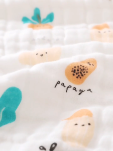 PREMIUM Cotton Baby Hanky Handkerchief 6 Layer Gauze Towel Saliva Towel Burp Cloth 25CMX25CM