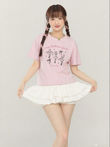 Gbiaior | Cooling Regular Shoulder Pink T-Shirt