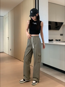 BUY 1 TAKE 1 CARGO Jogger Pants With Side Pocket Plain Taslan Cargo Pants Freesize