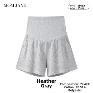 Mom Jane | Pregnant Friendly Lightweight Summer Shorts For Small Individuals White
