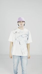 ＜1220＞ [ Hàng Sẵn ] Thêu Ngoài Trời Logo5 Mũ Lưỡi Phẳng Thiết Kế Thời Trang Nylon Hộp Số Mềm Màu Mũ Cắm Trại Tại Chỗ