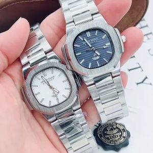 GRAND EAGLE นาฬิกาผู้หญิง สไตล์วินเทจ ทรง 8 เหลี่ยม สายนาฬิกา สแตนเลส ขนาด 35 มม