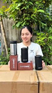 Bình giữ nhiệt mini cao cấp KAXIFEI 380ml inox 304 tích hợp lọc trà tiện dụng giữ nhiệt 8-10 tiếng.