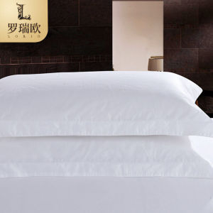 Hotel Standard Pure Cotton Pillowcases Single And Double Person Pillow Covers White Core Cover Special Pair for Dormitory
