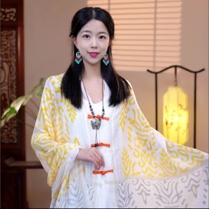 Summer New 2025 Womens Multi-Functional Shiny Sequin Shawl Lightweight Travel Vacation Cover-Up Ethnic Style Polyester Fiber