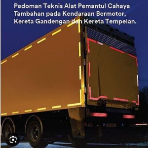 Lakban Reflektor Stiker Reflektif Pemantul Cahaya Tempelan Mobil Motor Marka Jalan