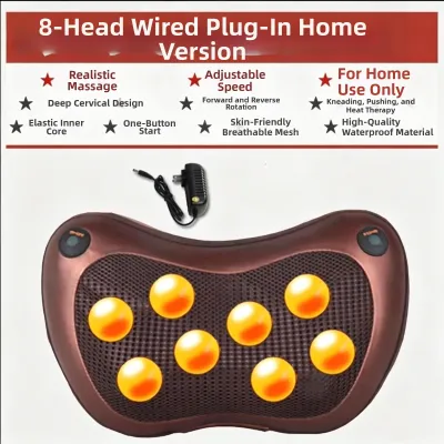 Electric Kneading Massage Pillow for Cervical and Lumbar Use