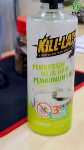 KILL LAT Table Cleaner & Fly Killer Spray 500ML – Cleaning & Insect Control for Home & Shop