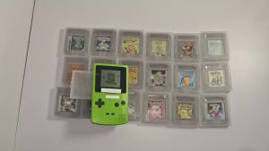 Bandai | 30 Styles GBC Pokemon Series 16 Bit Game Cartridge Pocket Monster Hack Version Prism Pinball Christmas Thunder English Version