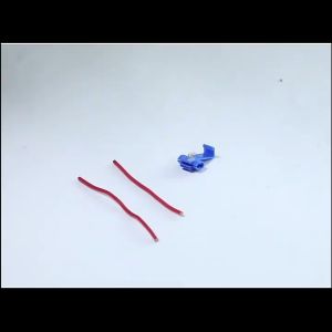 ตัวต่อสายไฟ ตลับหนีบสายไฟ มีตัวล๊อคในตัว ไม่ต้องปลอกสายไฟ มี 3 ขนาด 3 สี