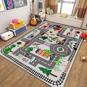 JOY CARPET Baby Carpet Living Room Anti-fall Mat Childrens Educational Game Crawling Mat Kids room rug play game rug baby mat mat for kids crawling mat for baby baby carpet baby toddler