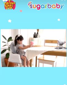 Sugarbaby Tritan Sippy Cup Deer (320 ml) Botol Minum Tempat Minum Bayi Food Grade BPA Free