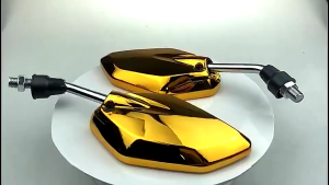 พร้อมส่ง กระจกมองข้างรถมอเตอร์ไซค์ มุมมองขนาดใหญ่ ทนทานและทนต่ออุณหภูมิสูง  กระจกHD ปรับมุมได้ มีให้เลือก 5 สีในราคาถูก