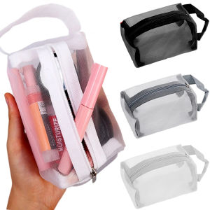 3/1 CÁi Túi Lưới trong suốt Túi trang điểm Nữ Túi mỹ phẩm Túi ổ lưu trữ di động lớn để đựng khăn Bộ vệ sinh cá nhân khi du lịch Túi Nylon Tiết Kiệm Không Gian - Lazada