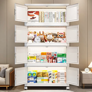 Lemari Kotak Plastik Susun Serbaguna 4 Susun 5 Susun Kabinet 401C 501C