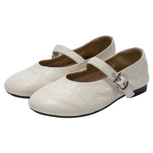 Q.VONTON | Spring Wear Flat Pleated Mary Jane Ballet Flats