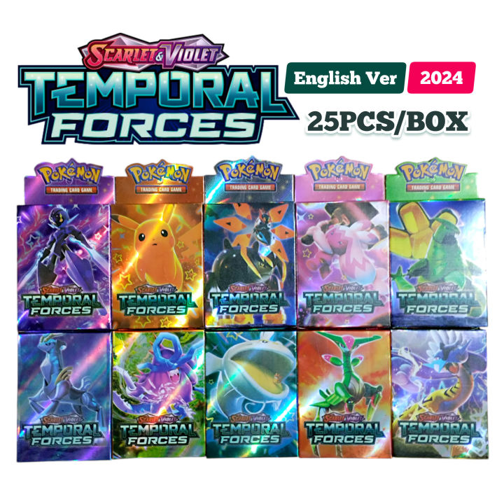 2024(Pokemon TCG: Scarlet & Violet) TRADING CARD GAME 1box=25pcs \"10  different style box\" Pokemon Tcg Scarlet & Violet New Pokemon Card Box  Abstract Strategy Game - Lazada | Lazada PH