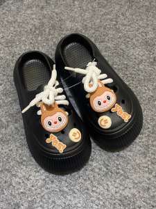 Sandal sepatu labubu trendy anak perempuan sendal sepatu tali labubu best seller