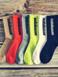 Big Talker Same Coconut Socks Athletic Socks Mens Pure Cotton Mid-Calf Length Socks Children Ins Trendy Yeezy Spring/Summer Fashion Long Socks
