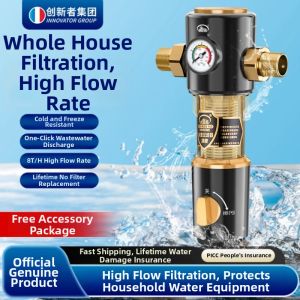 CHUANGXINZHE | Automatic Backwashing High Flow Whole House Water Filter Brass