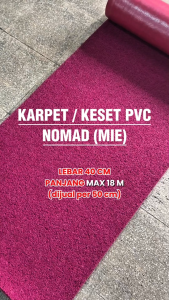 [Martha Karpet] Karpet PVC Bihun Mie 50cm x Lebar 40 cm - All Collour
