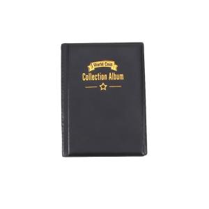 120Pockets Artificial PU Leather Coins Collection Album Book Collecting Money Organizer Storage Bags PVC Film