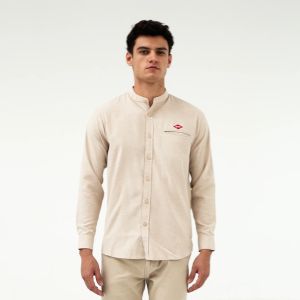 Lee Cooper Long Shirt Koko Leighton Khaki