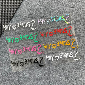 Honda Click V3 Sticker & Wave125i Helmet Decoration: Personalized Letter Stickers