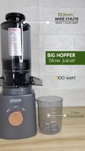 Slow Juicer Signora Big Hopper Original Garansi Resmi